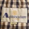 Aquascutum Hergestellt in Japan 2WAY Edelstahl Kragenmantel M Mit wattiertem Futter Herren Gebraucht