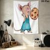 If Give Mouse Cookie Wall Tapestry Aesthetic Wall Hanging Printed Fabric Blanket Decorative Tapestries For Bedroom Living Room Home Decor