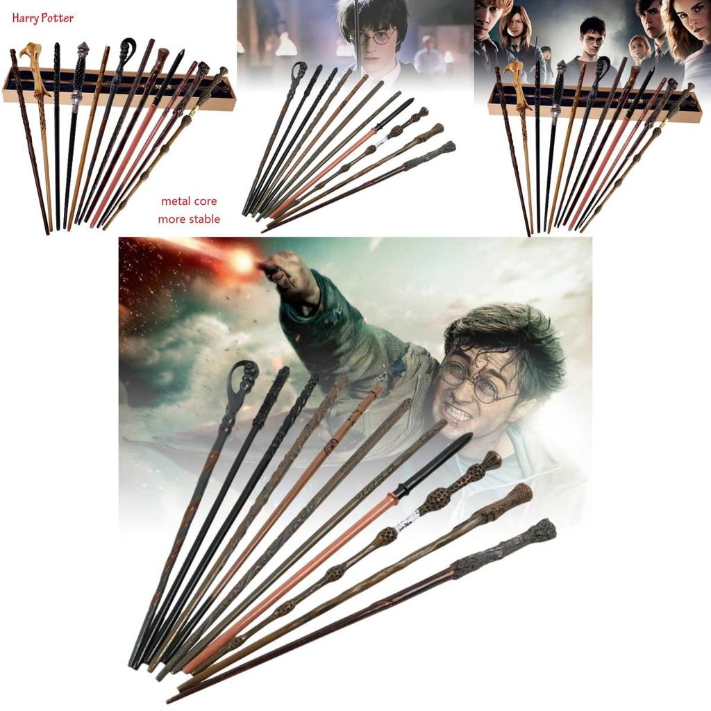 Hermione Granger Magic Wand High-quality Resin Prop Elegant Brown Box