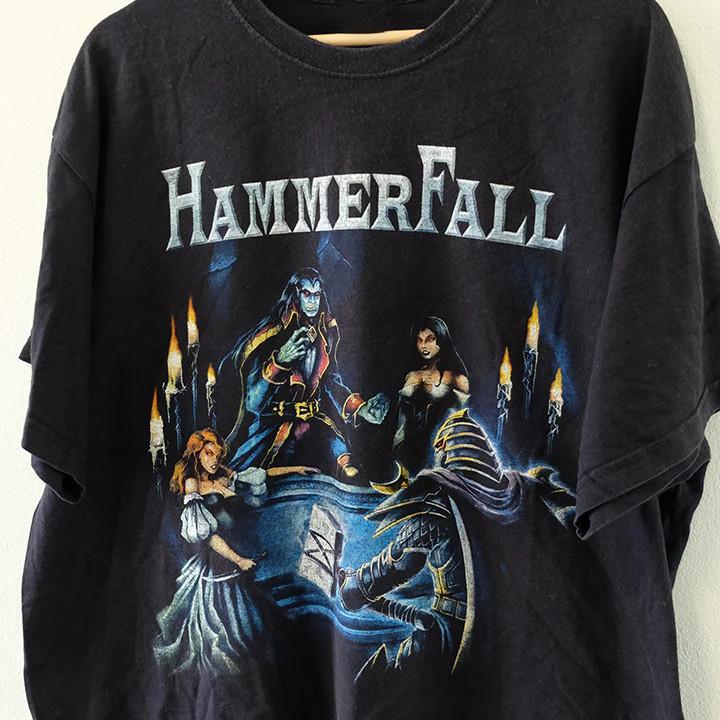 HammerFall Band Tour Concert For Men Women Cotton Shirt Full Size MK568 Unisex T-Shirt S