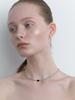 Love Me Monster Chic Gray Pearl Gem Necklace (L251Mnk010)