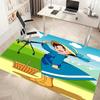 1pc Heidi1 Print Area Rug - Soft, Washable Non-Slip Indoor Mat, Living Room, Home Office Decorative Rug,Office Decorative