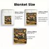 Delicious in Dungeon 2D Flat Pattern Flannel Blanket High quality All Seasons Warmth and Comfort Perfect for Christmas Gifts.PMT0914285