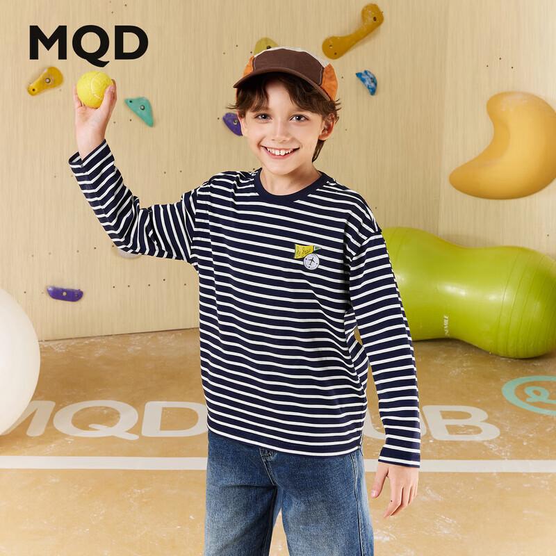 MQD Boy s Long Sleeve Striped T-shirt 150cm