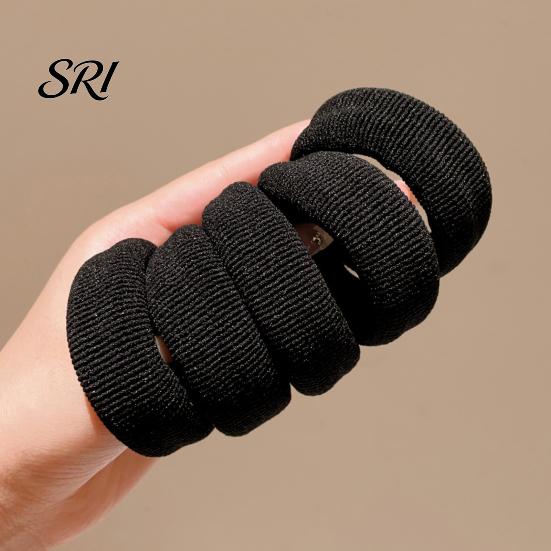 Hair Tie Bracelet Combo 5Pcs Women Ties Adjustable Elasticity Thickened Bands for Thick No Scalp Irritation Holder Versatile Accessories Rubber Band