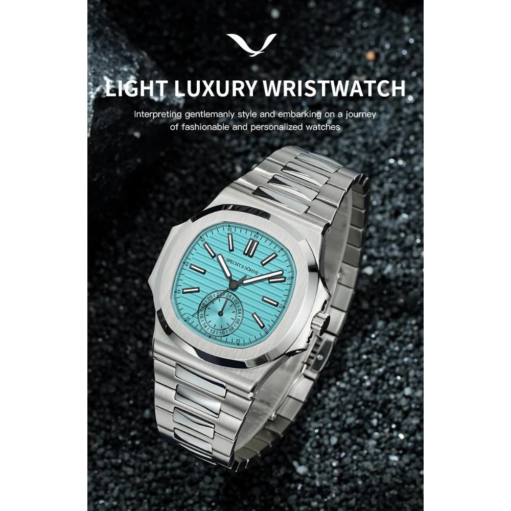 2025 Noutăți Ceasuri Specht & Söhne Classic 5980 Pentru Bărbați Ultra-subțire Oțel Cristal Safir Ceas Quartz Relogio Masculino