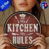 Metal Round Wall Sign Vintage Poster 20x20cm Home Decor