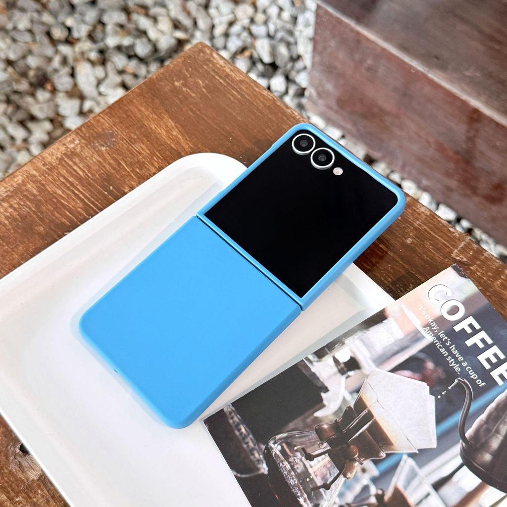 Samsung Z Flip7 Soft Silicone Case: Fits Flip6/5, Ultra-Thin, Solid Color, Skin-Feel Protective Cover