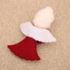 4Pcs Festival Angel Wing Ornaments For Christmas Tree Decoration Easy Hanging Design Polyester Holiday Decorations