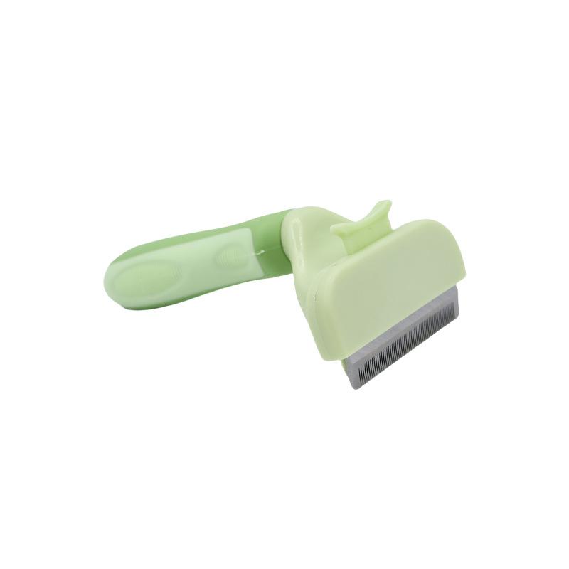 Cat Comb, One-click Press To Clean Cat Hair, Thin Comb, Pet Hair Removal Comb, Floating Hair Removal Comb, Hair Scraping Brush