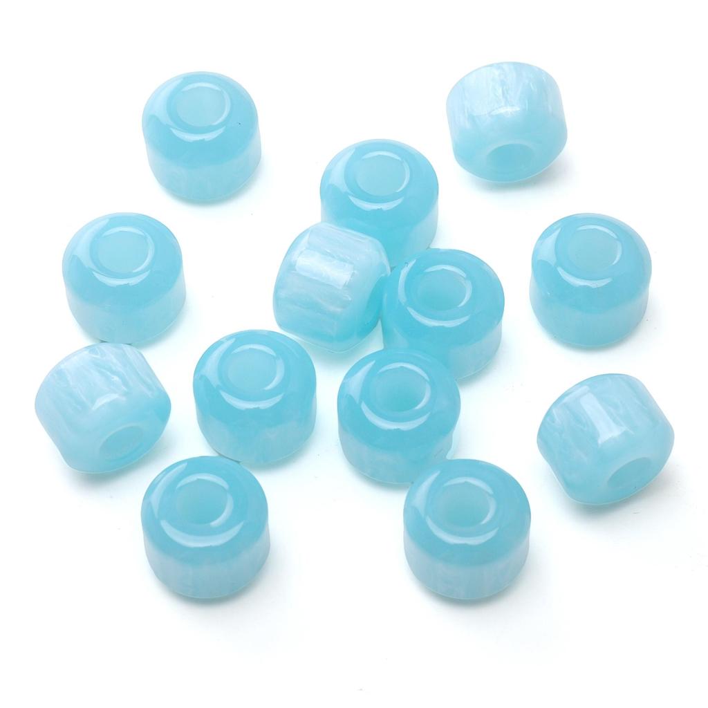 5Pcs Resin Macroporous Beads For DIY Necklace Bracelet Earring Jewelry Craft Making Accessories