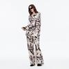 Pajamas custom-printed pajamas comfortable long-sleeved trousers set women's loungewear women's custom-made
