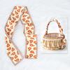 Sommer Luxus Design Damen Seidenband Schal Handtaschengriff Wickelband Tasche Band Schal Damen Mädchen Kopf Haar Handgelenk Band Schal