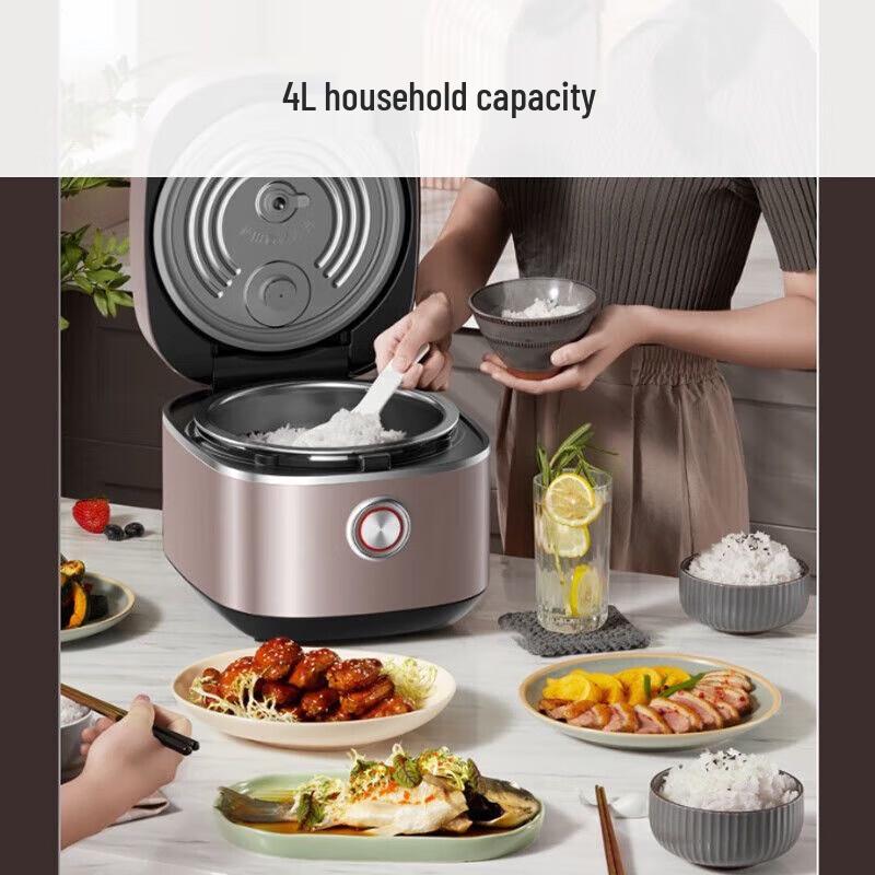 Joyoung 4L 0-Coating Stainless Steel Rice Cooker CN plug (adapter included)