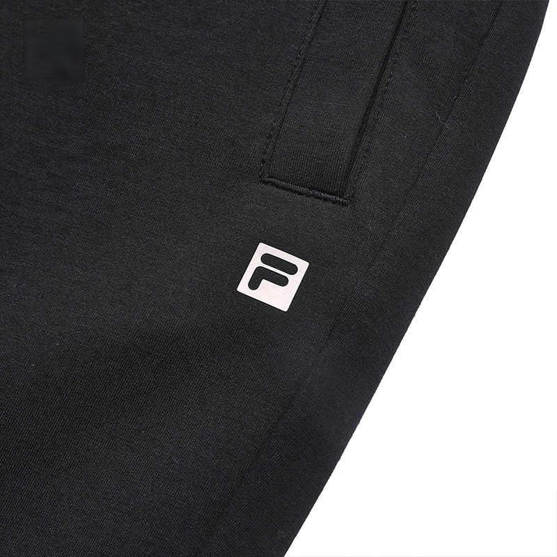 New FILA Fitness Knitted Sweatpants Women's Pitch Black A11W311610G-BK