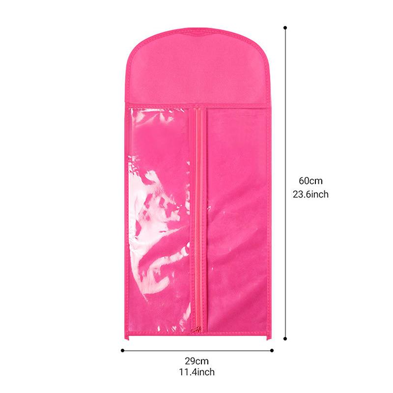 Portable Wig Bag for Virgin Hair Weft, Storage Bags, Holder for Hair Extension, Carrier Sto Hanger, Solid Wood