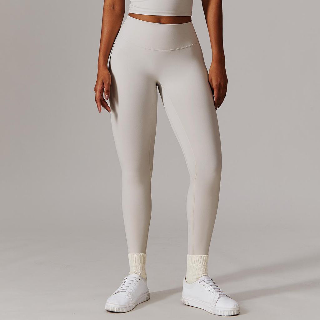 Pantaloni da Yoga a Vita Alta Asciugatura Rapida - Leggings Sportivi e da Corsa Spazzolati