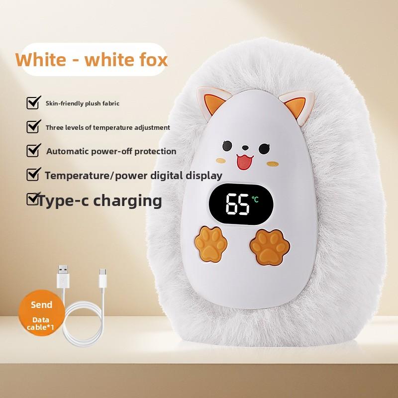 Plush Rechargeable Hand Warmer, Hand-held USB Mini Cute Hand Warmer Gift