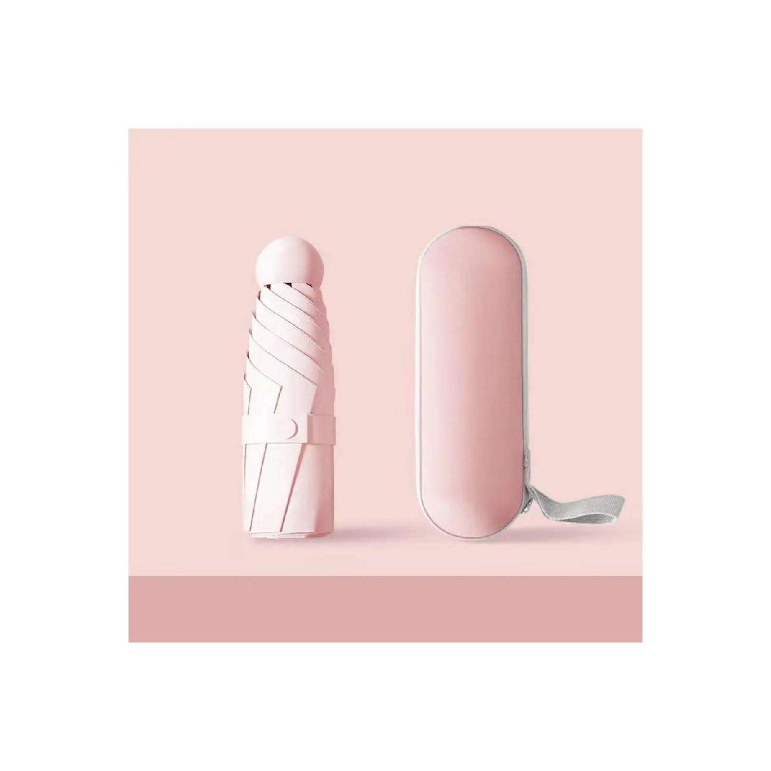 

Розовый зонт со специальным чехлом (капсула Зонт)