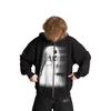2025 Grenzüberschreitender Kapuzen-Cardigan: Unisex Streetwear Sweatshirt mit dunklem Aufdruck