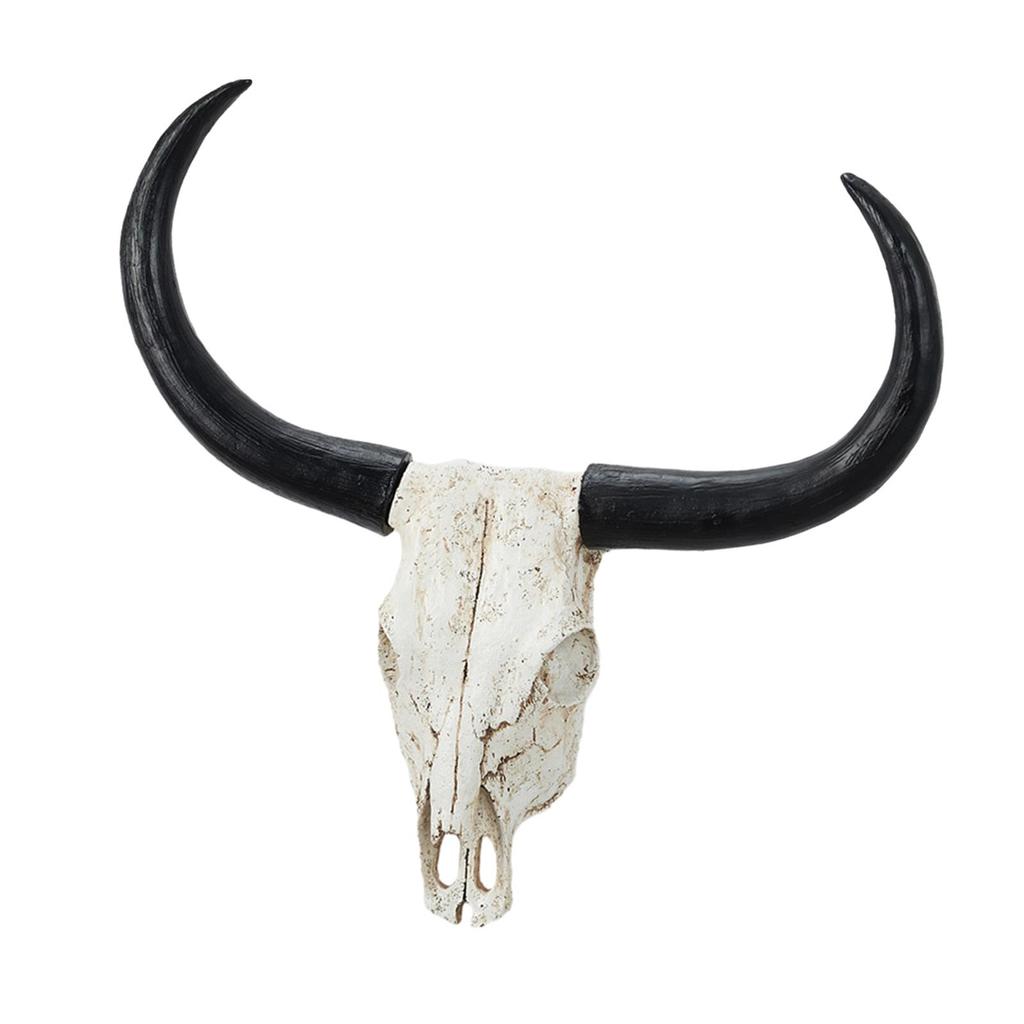 Statue Wandbehang Handwerk Dekoration Kuh Wandskulptur für Halloween