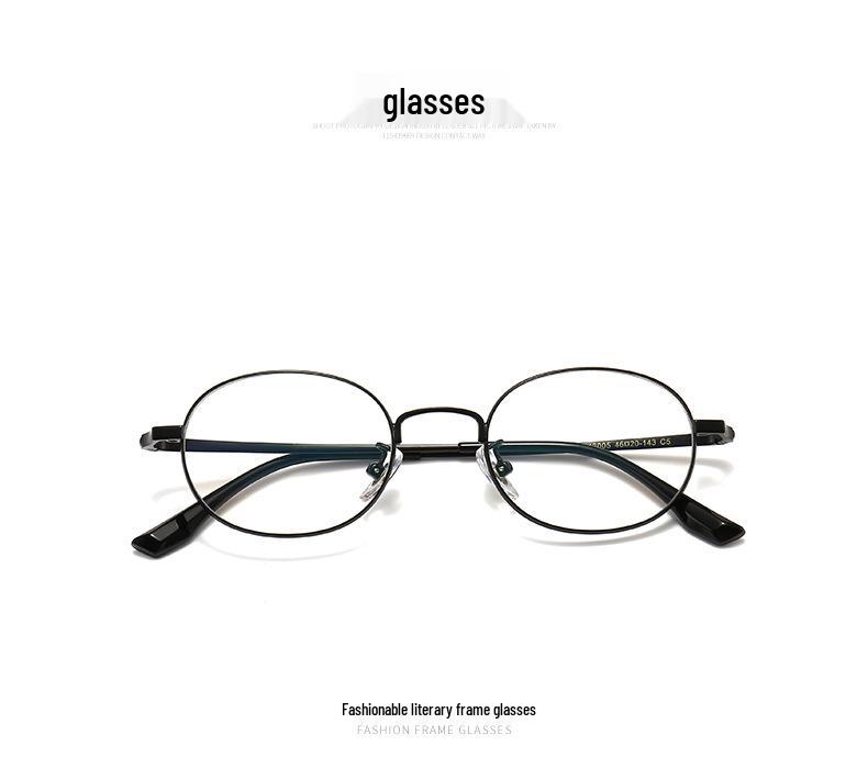 STUDIOMUKU High Power Wide Rim Round Eyeglass Frame - Thick, Stylish Accessory for Men & Women with Myopia