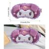 GHDVOP Kuromi Eye Mask, a fun, cute, fluffy, anime-themed eye mask featuring a cute character. It provides a restful, comfortable sleep, blocks out li