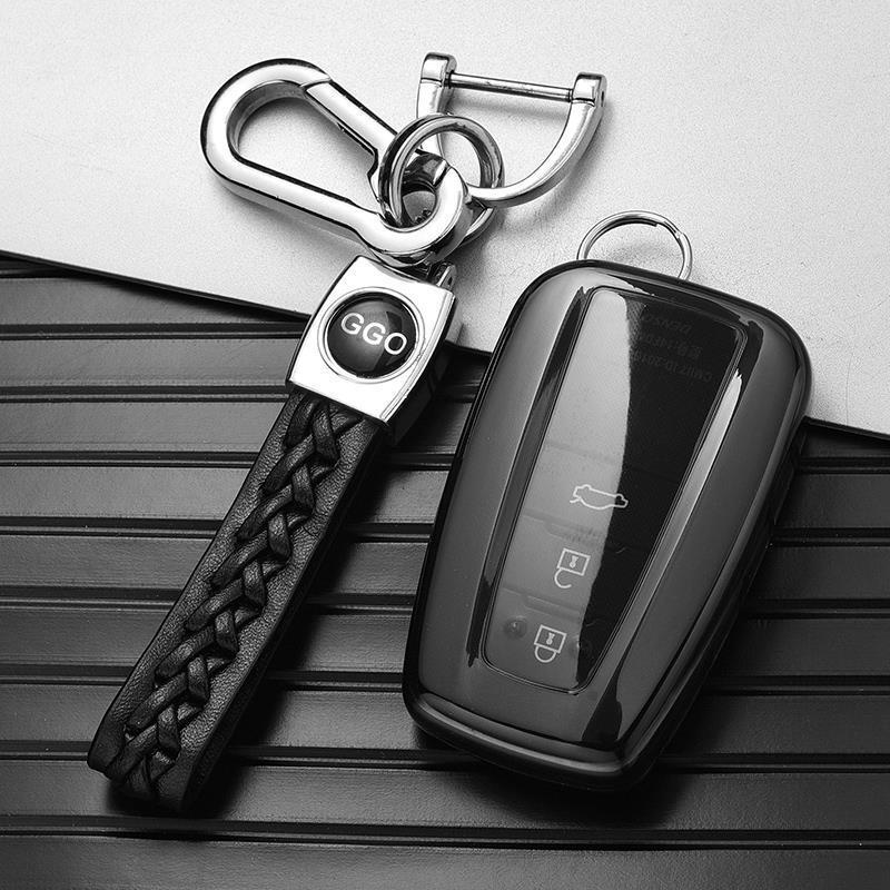 Transparent Toyota Keychains for Camry, RAV4, Crown, and Corolla Cars