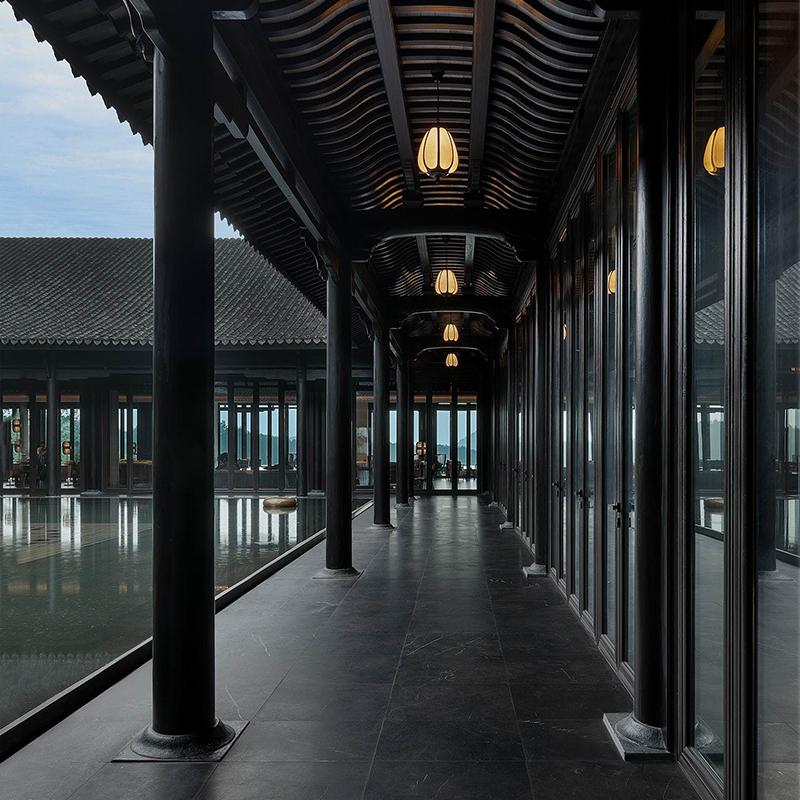 Retro Outdoor Hanging Lamp Waterproof Luminaria Pendant Lights Balcony Residential Corridor Walkway Exterior Pumpkin-Shaped Lamp