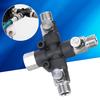 1 8 Three Way Adjustable Metal Air Hose Splitter Airbrush Fitting Connecting Accessories
