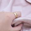 Different Thickness Two Layered Open Adjustable Ring Simple Fashion Jewelry Stainless Steel Rings For Women Men Accessories Gift