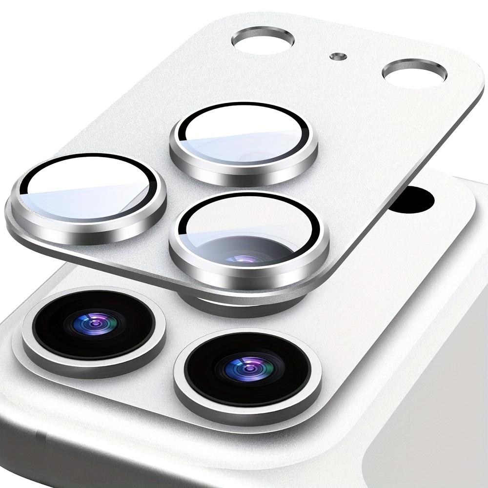 2 Sets Luxury Metal Camera Lens Protector for iPhone 17 16 15 14 Pro Max Aluminum Alloy Camera Film Original Color Tempered Glass Lens Protector