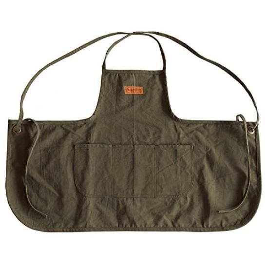 Apron EM APRON Khaki Free Size [Dulton]