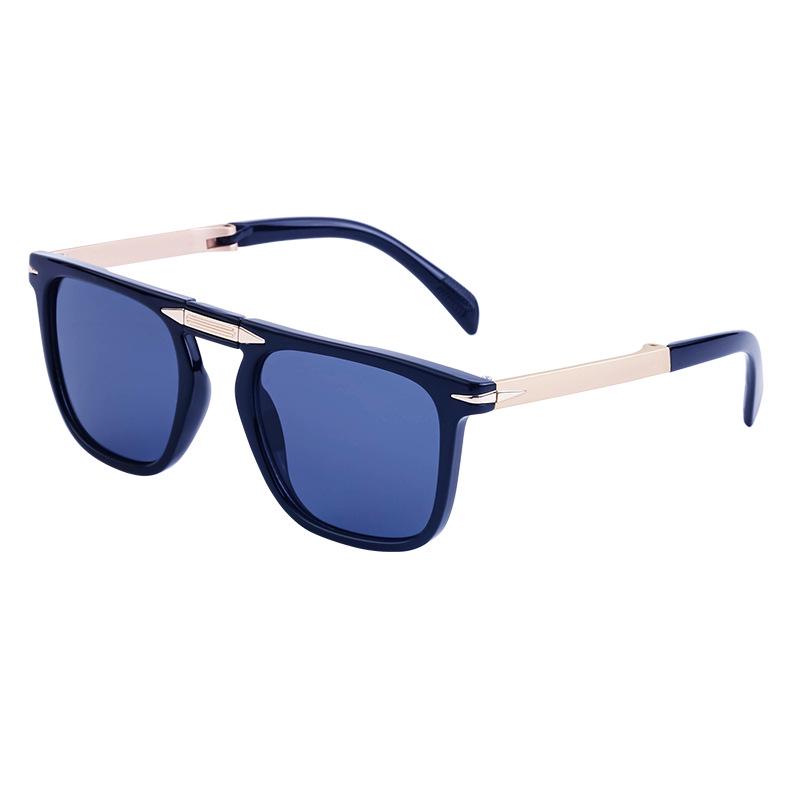 

Men s Vintage Foldable Square Frame Sunglasses - Anti-UV Driving Shades