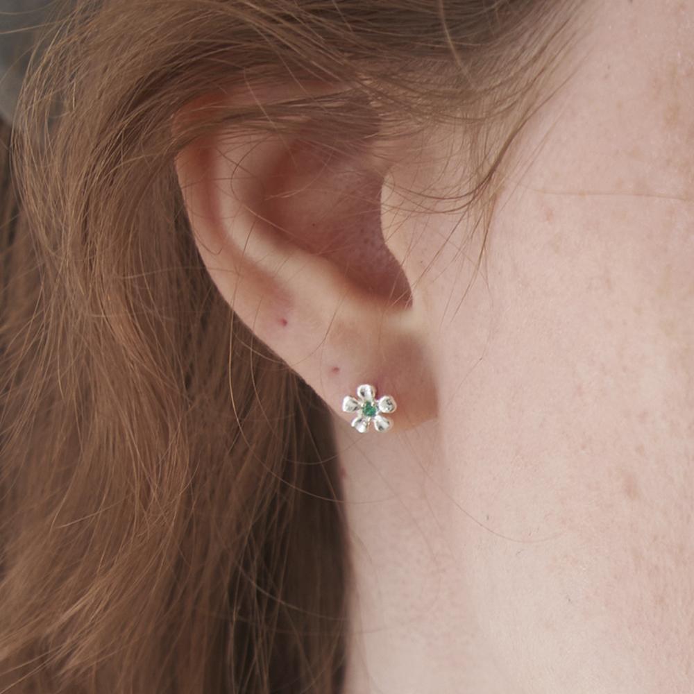 Still Instant Heart Greenery - Earring 13 (3Colors)
