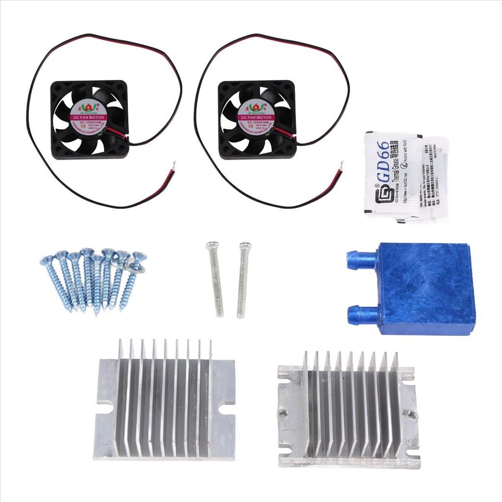 BHBL 1 Set Mini Air Conditioner DIY Kit Thermoelectric Peltier Cooler Refrigeration Cooling System + Fan for Home Tool