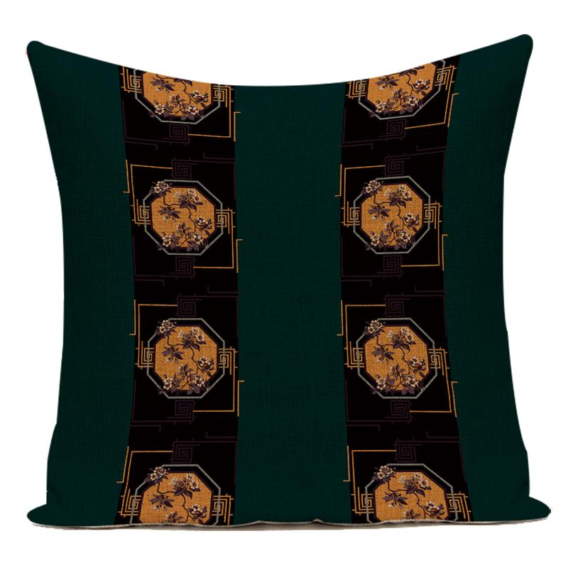 Polyester Cojines Decorativos Para Sofa Farmhouse Decor Flower Floral Pillow Cover Decorative Cushion Cover For Living Room