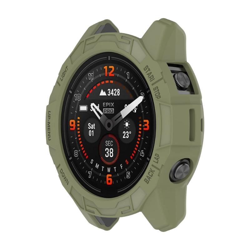 Odolný silikonový ochranný kryt Módní a praktické silikonové pouzdro Chraňte své hodinky před opotřebením pro EPIX Pro 47MM