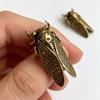Cool Big Cicada Shaped Finger Ring Stylish Punk Animal Band Trendy Fashion Jewelry for Birthday Christmas Anniversary Gift