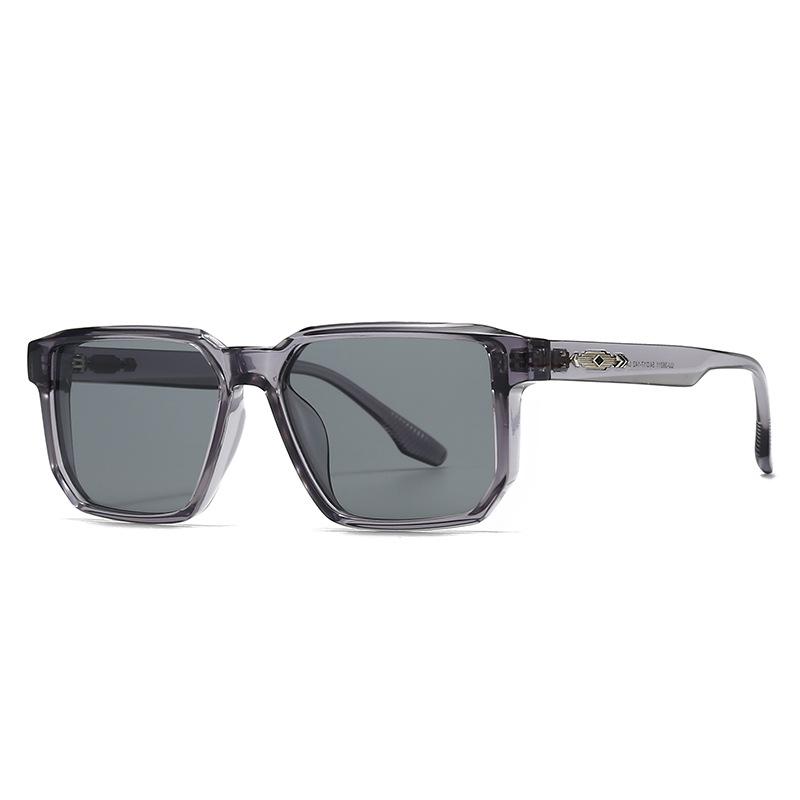 New Fashion Square Gradient Sunglasses UV400 Protection Vintage Style Men Women Outdoor Shades Black