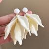Super fairy atmosphere smart exquisite flower accessories beautiful earrings ins wind gentle fairy air playful smart versatile