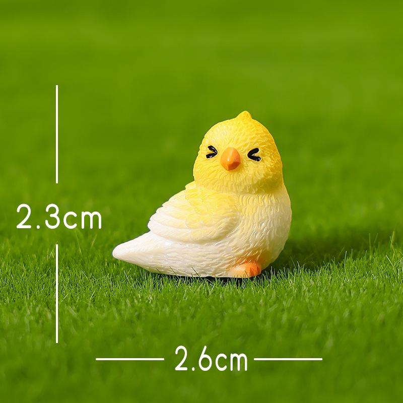 Micro Landscape Ornaments, Cute Simulated Little Parrots, Home Desktop Resin Craft Decorative Small Ornaments Accessories