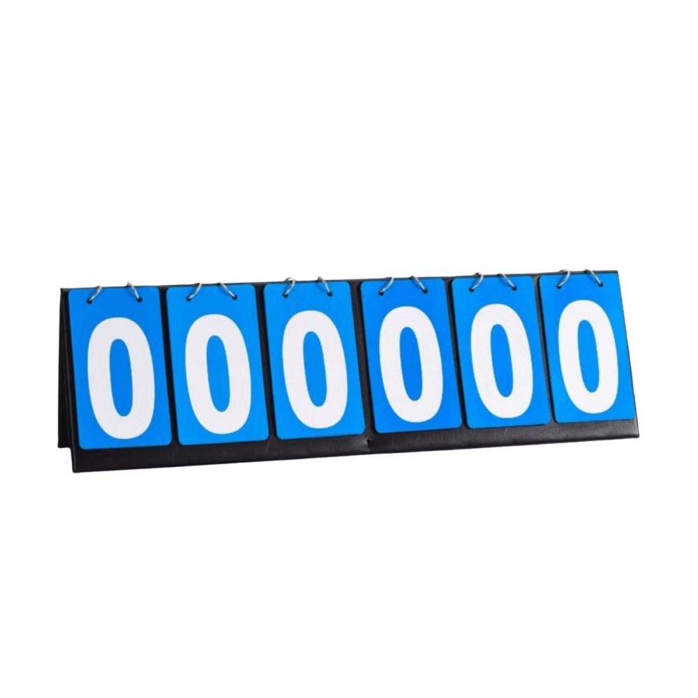 2/3/4/6-stellige Multisport-Spiel-Anzeigetafel Leder Tisch-Spielstandhalter Fußballspiele