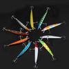 10pcs Colorful Fishing Lures 95mm Crankbaits Sharp Hooks Baits Tackle Fishing Accessories