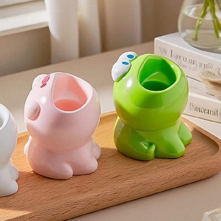 Toothbrush Holder Bathroom Toothbrush Organizers Mini Animal Toothbrush Holder Microlandscape Ornament for Home Decors
