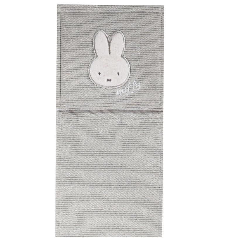Miffy Toilet Mat Includes Toilet Lid and Paper Holder Senko Prima Miffy Toilet Cover Set with Adhesive A cute character 4-Piece Set, Gray, 58x60cm,