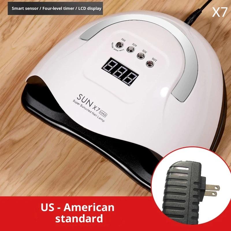 Uv Led Nail Lamp Gel Polish Fast Drying Gel Lamp With Automatic Sensing 4 Timer Professional Nail Dryer Manicure Salon Tools