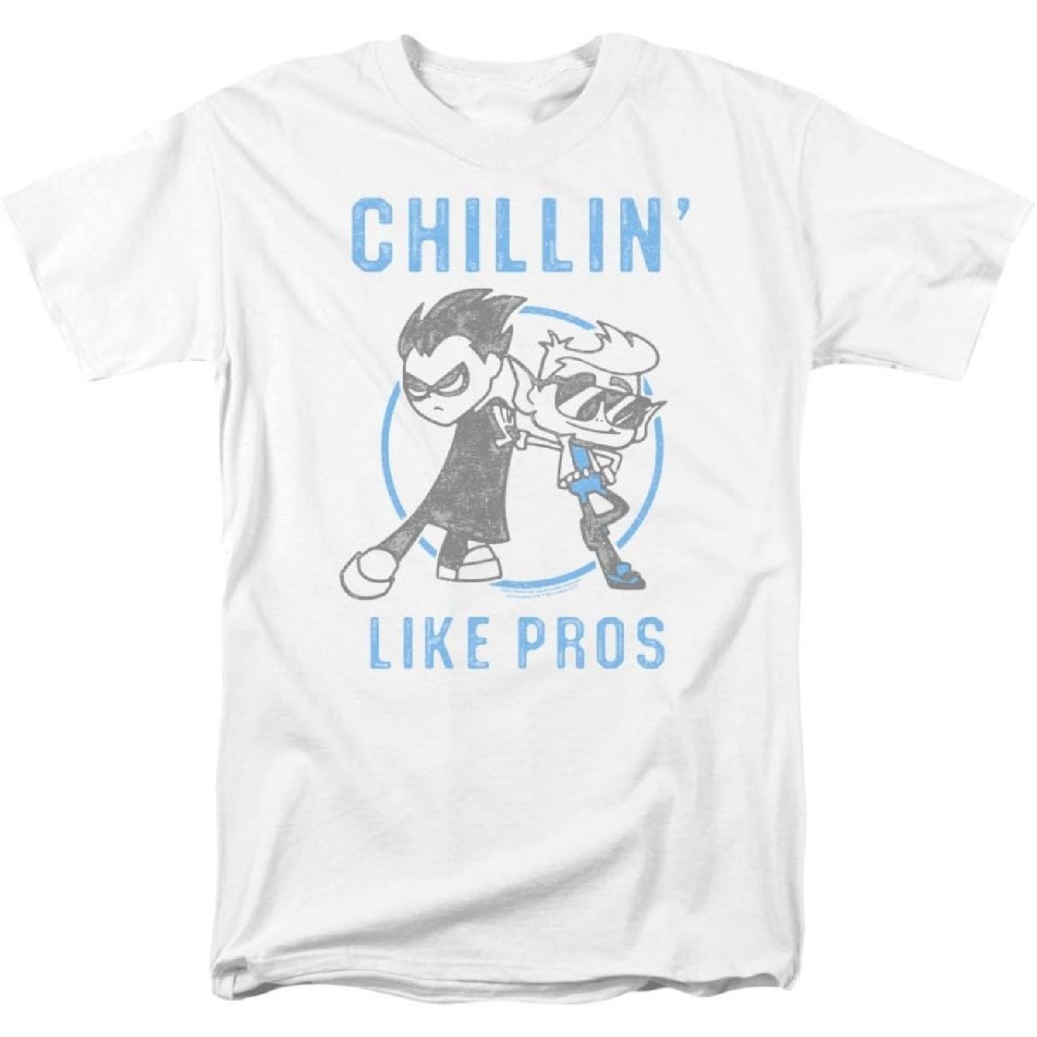 Teen Titans Go Like Pros Officially Licensed Adult T Shirt White XXXXXL белый