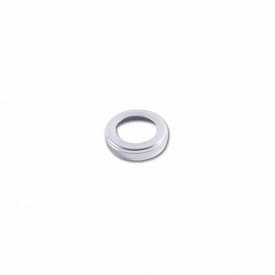 Silver Aluminum CD Switch Button Knob Cover Trim Fit For Benz C-Class 2007-2014