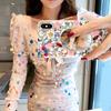 Glitter Rhinestone Phone Case For VIVO Y39 Y58 Y78 Y27S Y77T Y17S Y27 Y22 Y21 Y20 Y19S 4G 5G Bling Crystal Floral Jeweled Cover